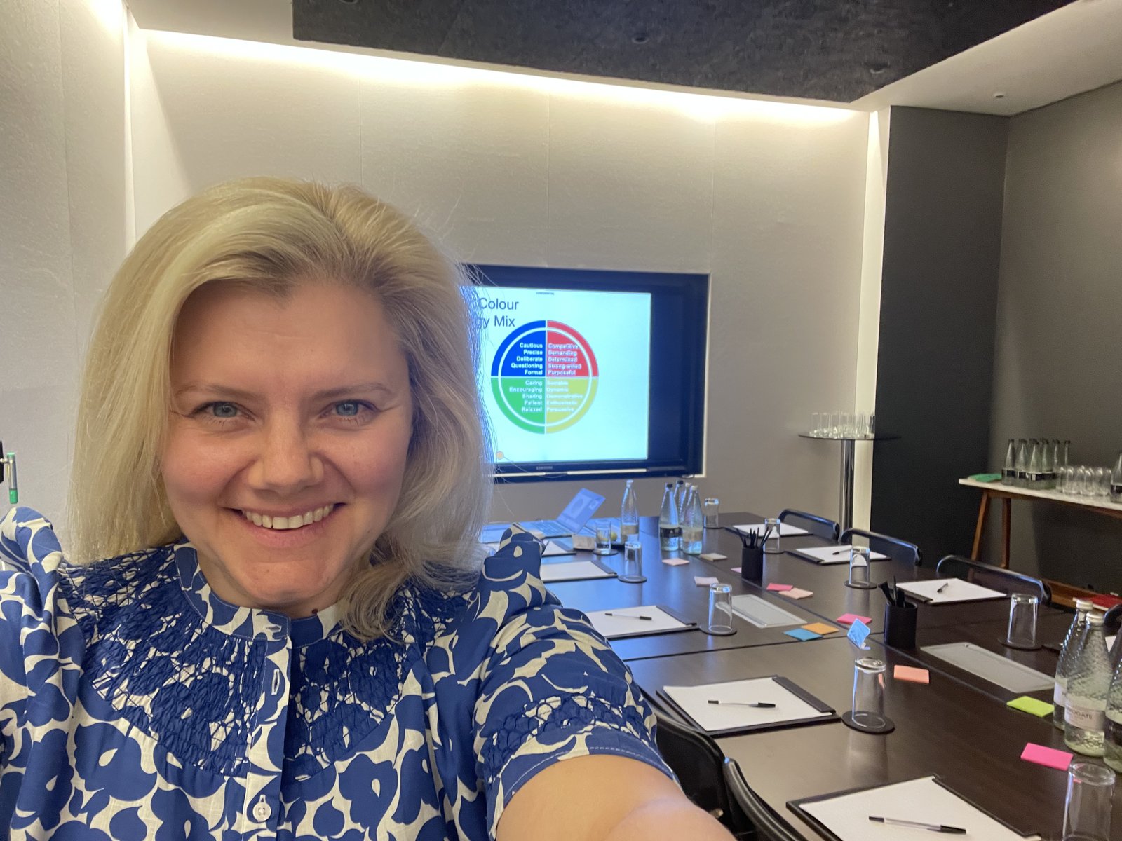 Amy Brocklebank facilitating a leadership session